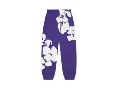Denim Tears Big Cotton Wreath Sweatpants Purple