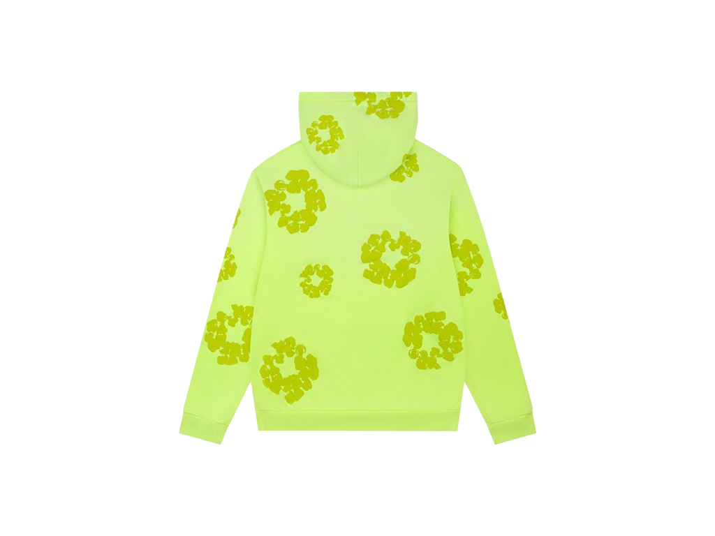 Denim Tears Mono Cotton Wreath Hoodie Neon Green-Denim Tears-pikastore.cz