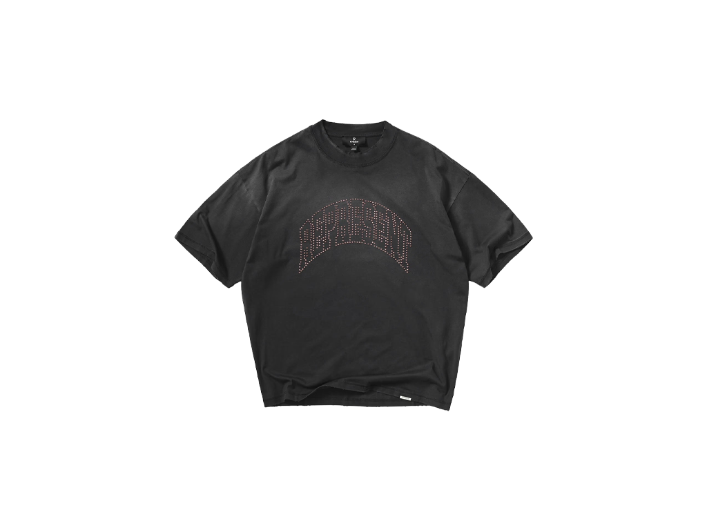 Embellished Represent T-Shirt Stained Black-Represent-pikastore.cz