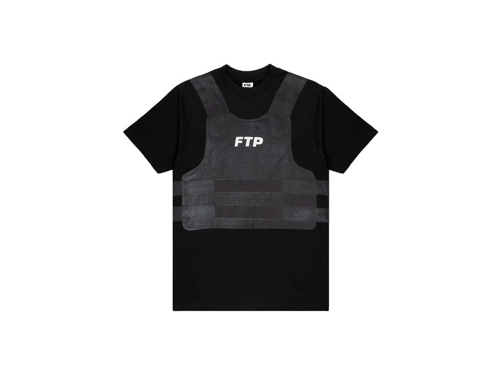 FTP Bulletproof Vest Tee Black-FTP-pikastore.cz