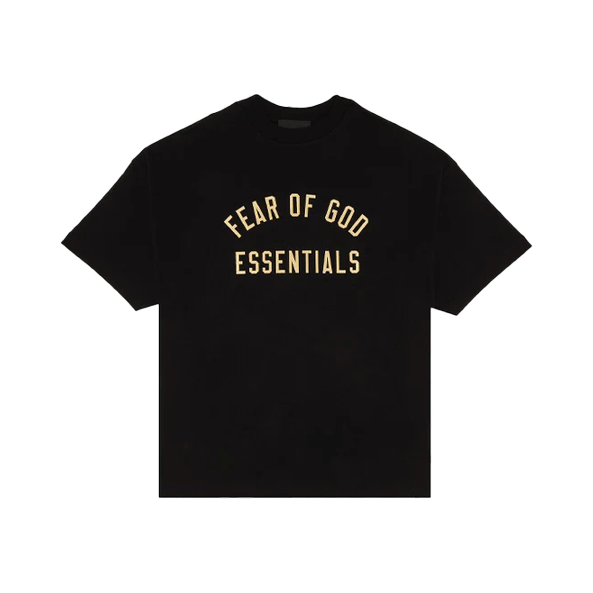 Fear of God Essentials Heavy S24 Crewneck T-Shirt Black-Fear of God-pikastore.cz