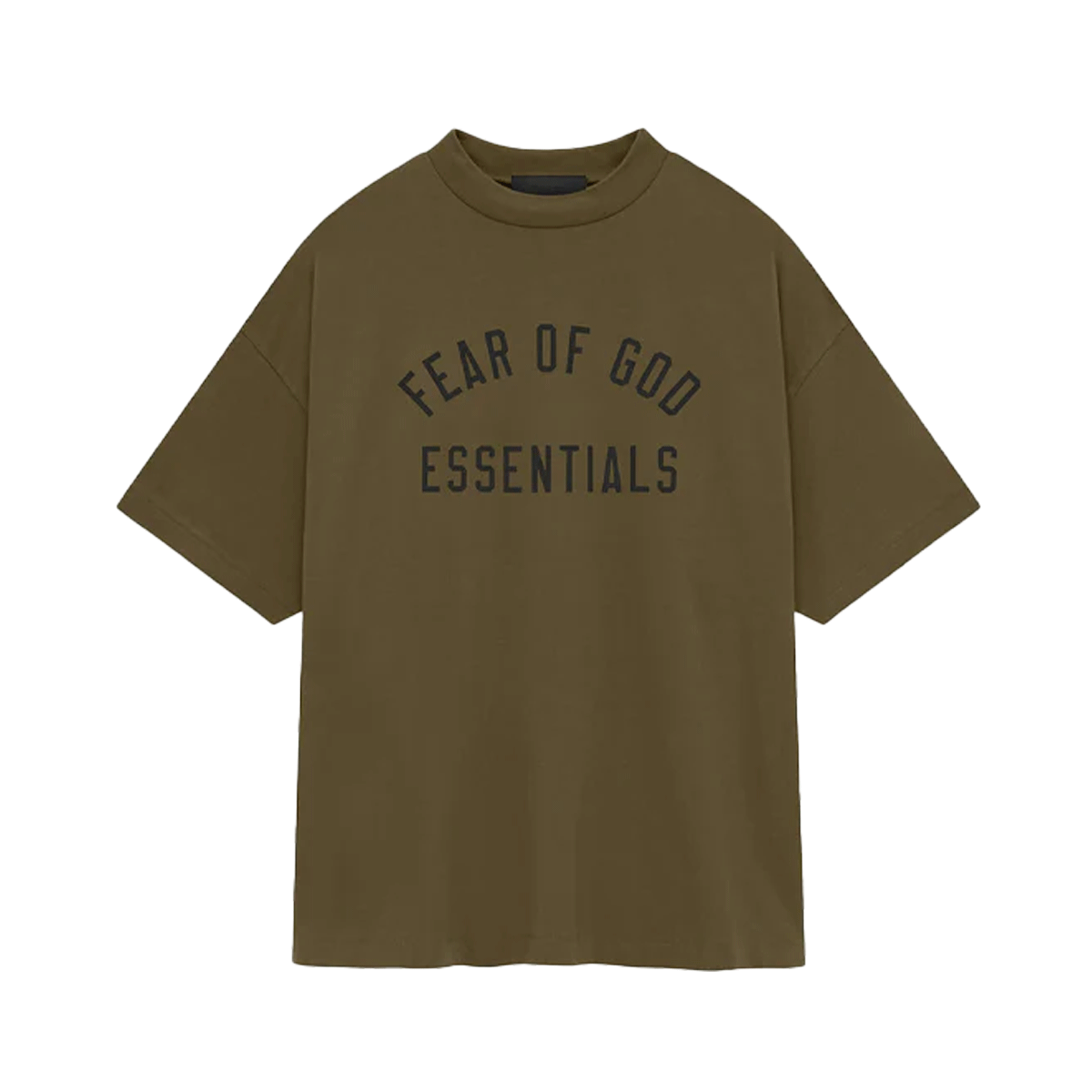 Fear of God Essentials Jersey S24 Crewneck T-Shirt Olive-Fear of God-pikastore.cz