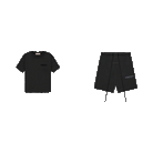 Fear of God Essentials S21 Shorts + S22 T-Shirt Black - SET-Bundle-Fear of God-pikastore.cz