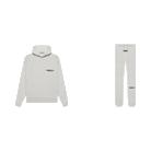 Fear of God Essentials S22 Sweatpants + S22 Hoodie Light Oatmeal - SET-Bundle-Fear of God-pikastore.cz