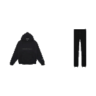 Fear of God Essentials S21 Sweatpants + S20 Hoodie Black - SET-Bundle-Fear of God-pikastore.cz