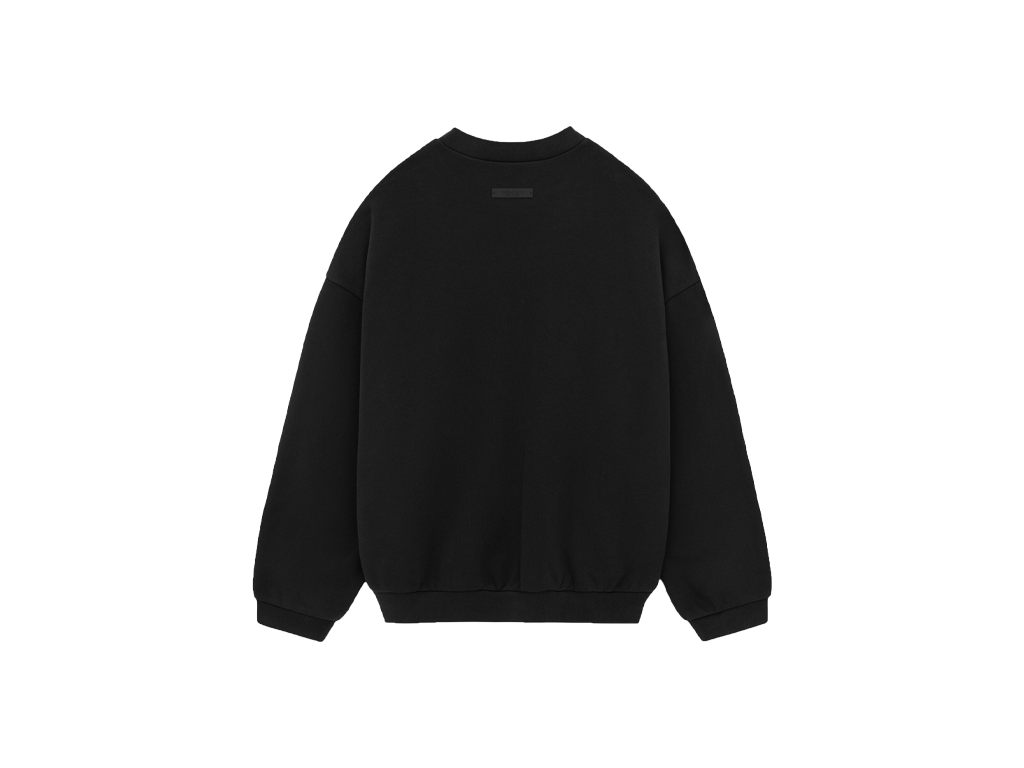 Fear of God Essentials Fleece S24 Crewneck Black-Fear of God-pikastore.cz