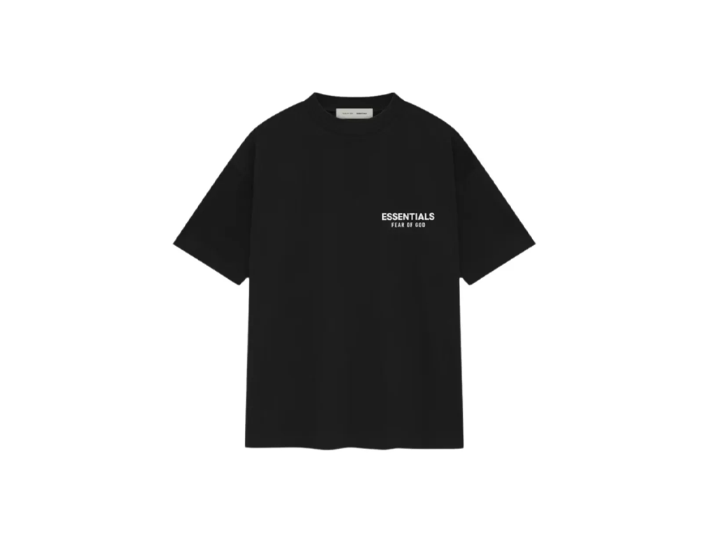 Fear of God Essentials S25 T-Shirt Jet Black-Fear of God-pikastore.cz