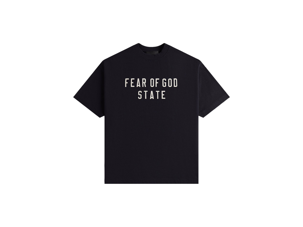 Fear of God Essentials Heavy S24 Crewneck Tee Black-Fear of God-pikastore.cz