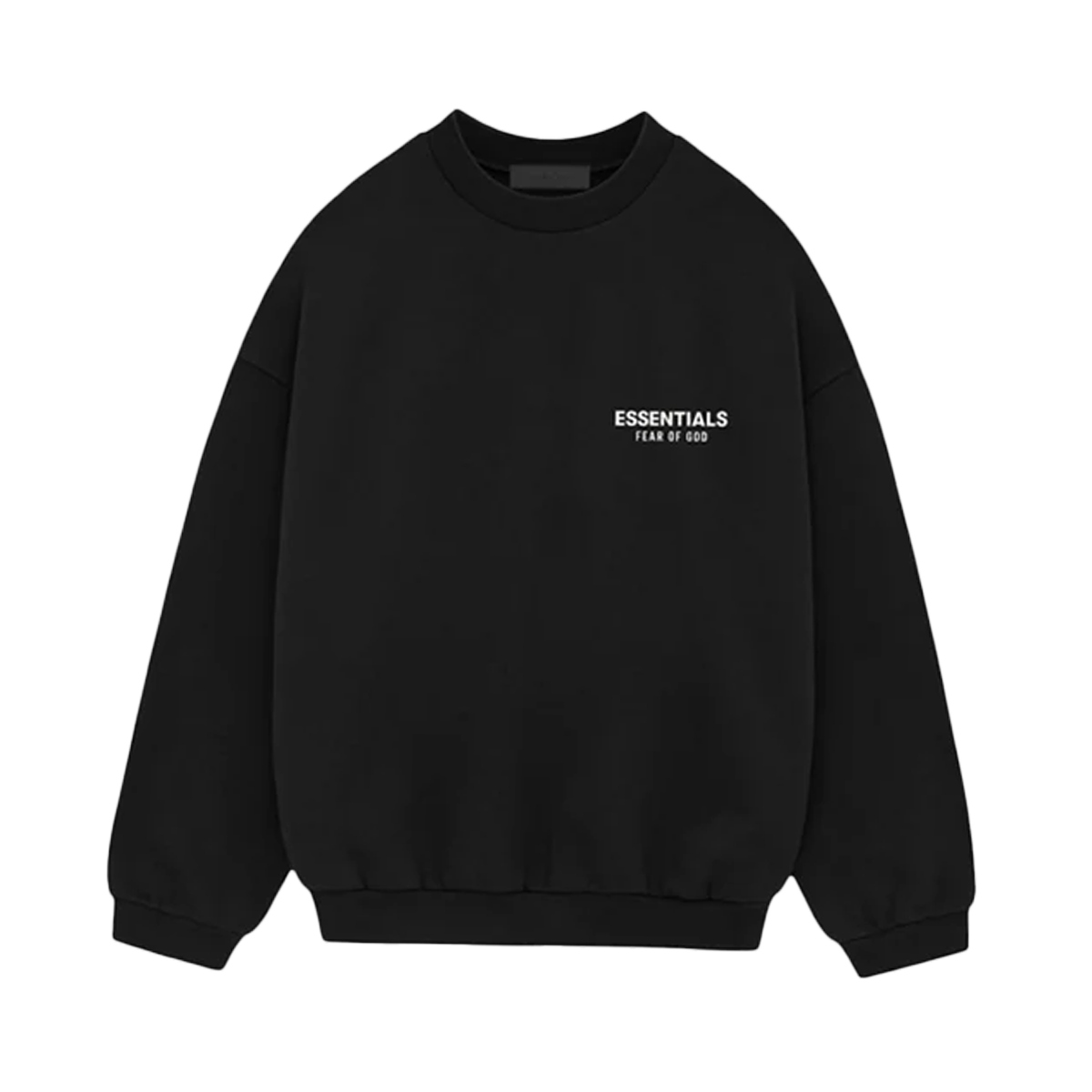Fear of God Essentials S24 Fleece Crewneck Black-Fear of God-pikastore.cz