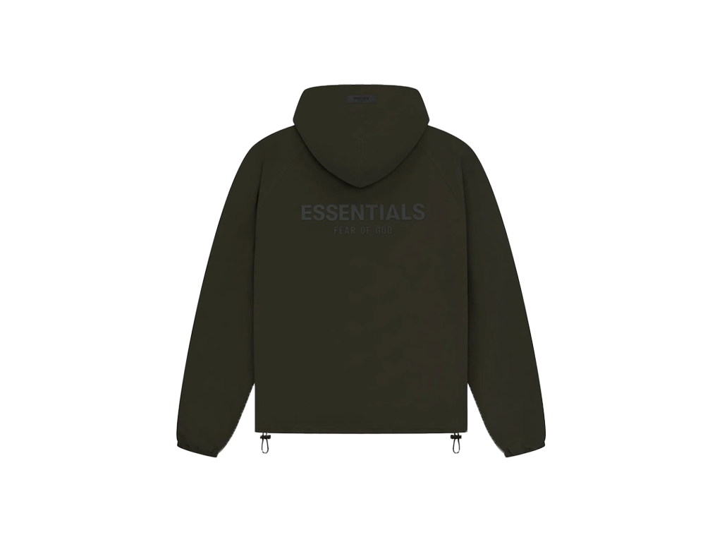 Fear of God Essentials S24 Full Zip Jacket Off Black-Fear of God-pikastore.cz