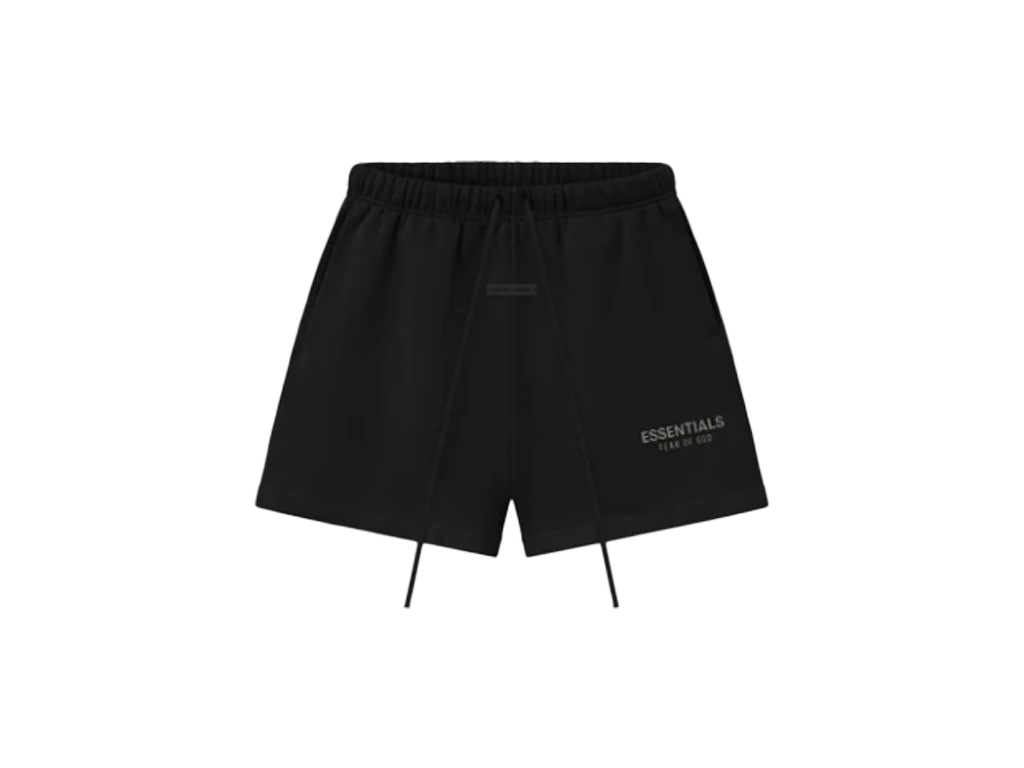 Fear of God Essentials S25 Shorts Glossy Jet Black