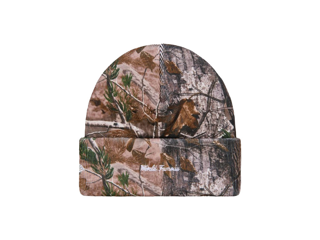 Grey  Supreme New Era Box Logo Beanie (FW25) Realtree AP Camo