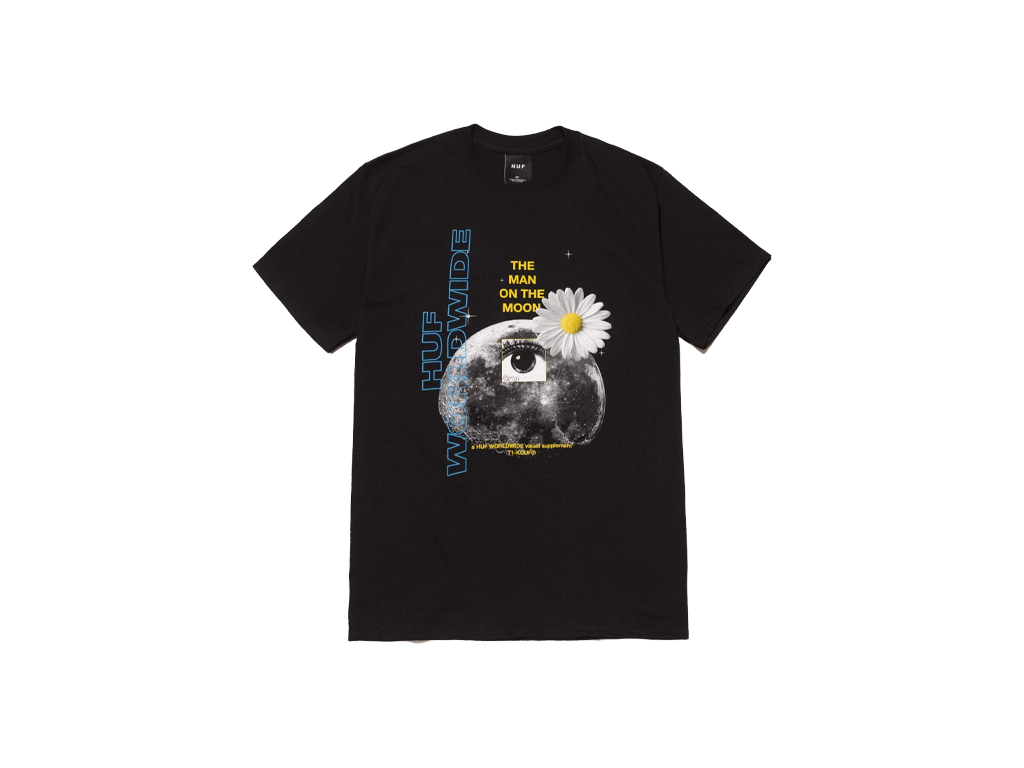 HUF The Man On The Moon Black-HUF-pikastore.cz