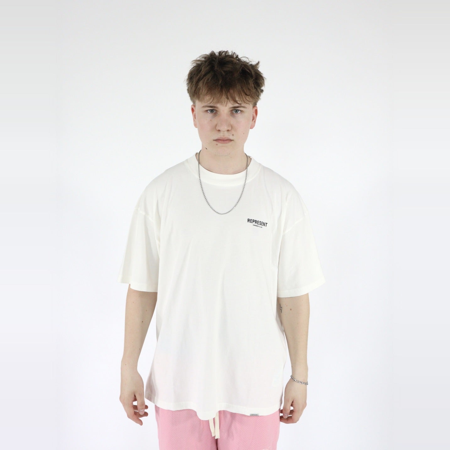 Represent Owners Club T-Shirt Flat White-Clothing-Represent-pikastore.cz
