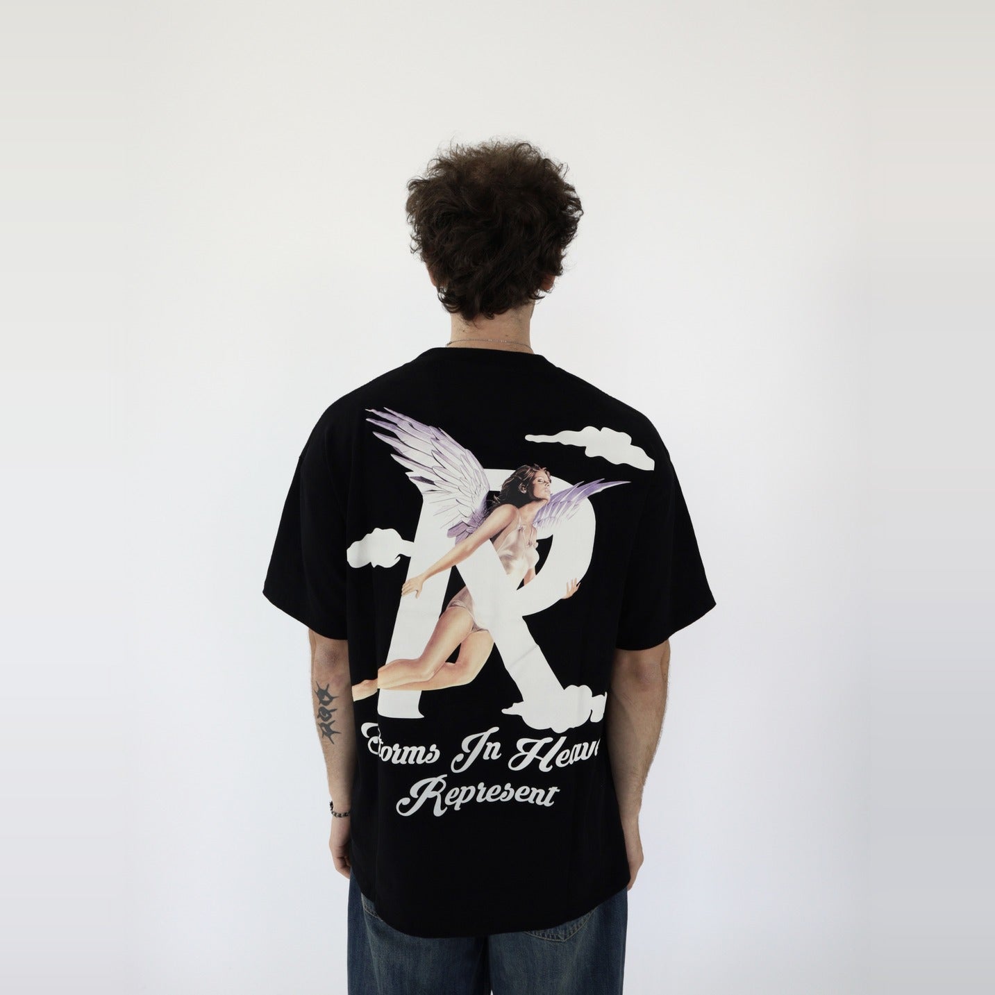Represent Storms In Heaven T-Shirt Black-Clothing-Represent-pikastore.cz