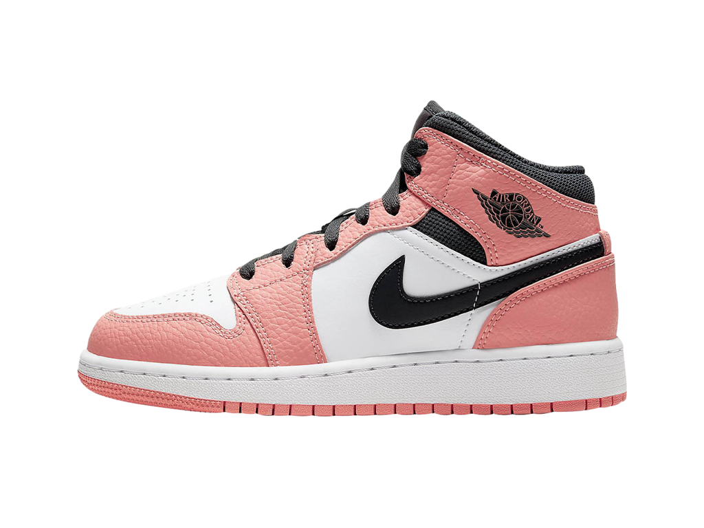 Jordan 1 Mid Pink Quartz (GS)-Jordan-pikastore.cz
