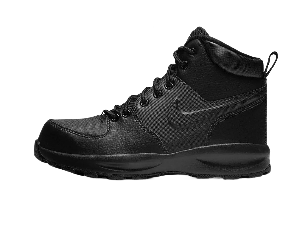 Nike Manoa Leather GS Triple Black-Nike-pikastore.cz