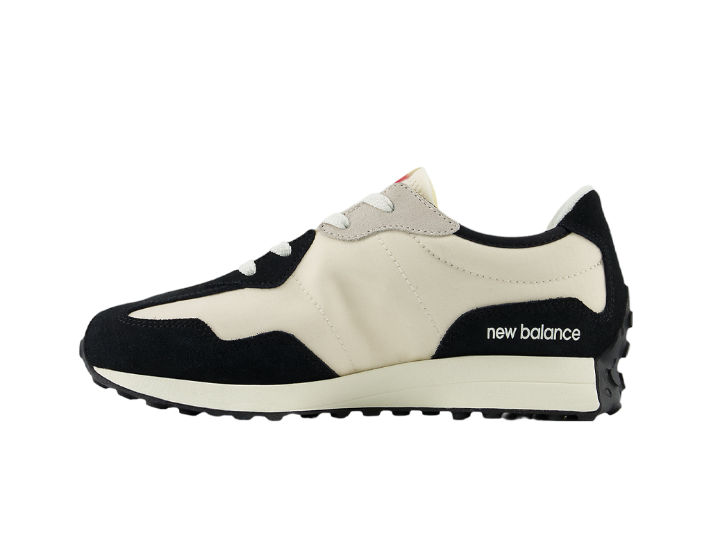 New Balance 327 Big Kid Black Real Pink-New Balance-pikastore.cz