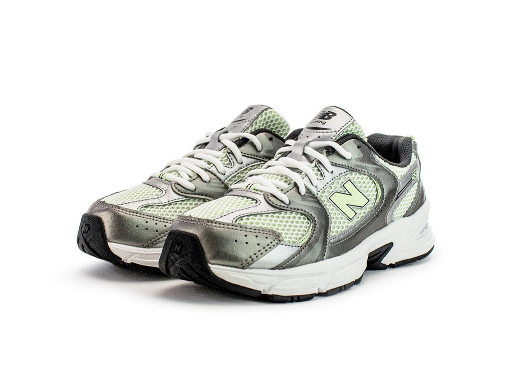 New Balance 530 Dark Silver Metallic Melon Water (GS)-New Balance-pikastore.cz