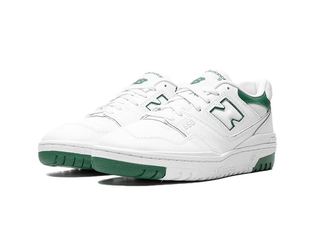 New Balance 550 White Classic Green-sneakers-New Balance-pikastore.cz