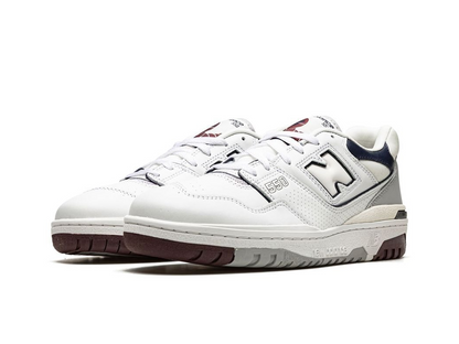 New Balance 550 White Indigo Burgundy