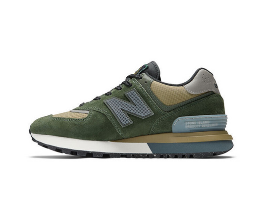 New Balance 574 Legacy Stone Island tamno zelena