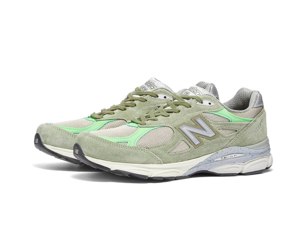 New Balance Patta x 990v3 Made in USA Light Olive-New Balance-pikastore.cz