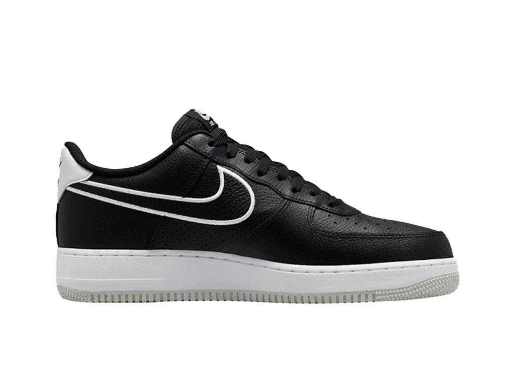 Nike Air Force 1 07 Embroidered Swoosh - Black-Nike-pikastore.cz