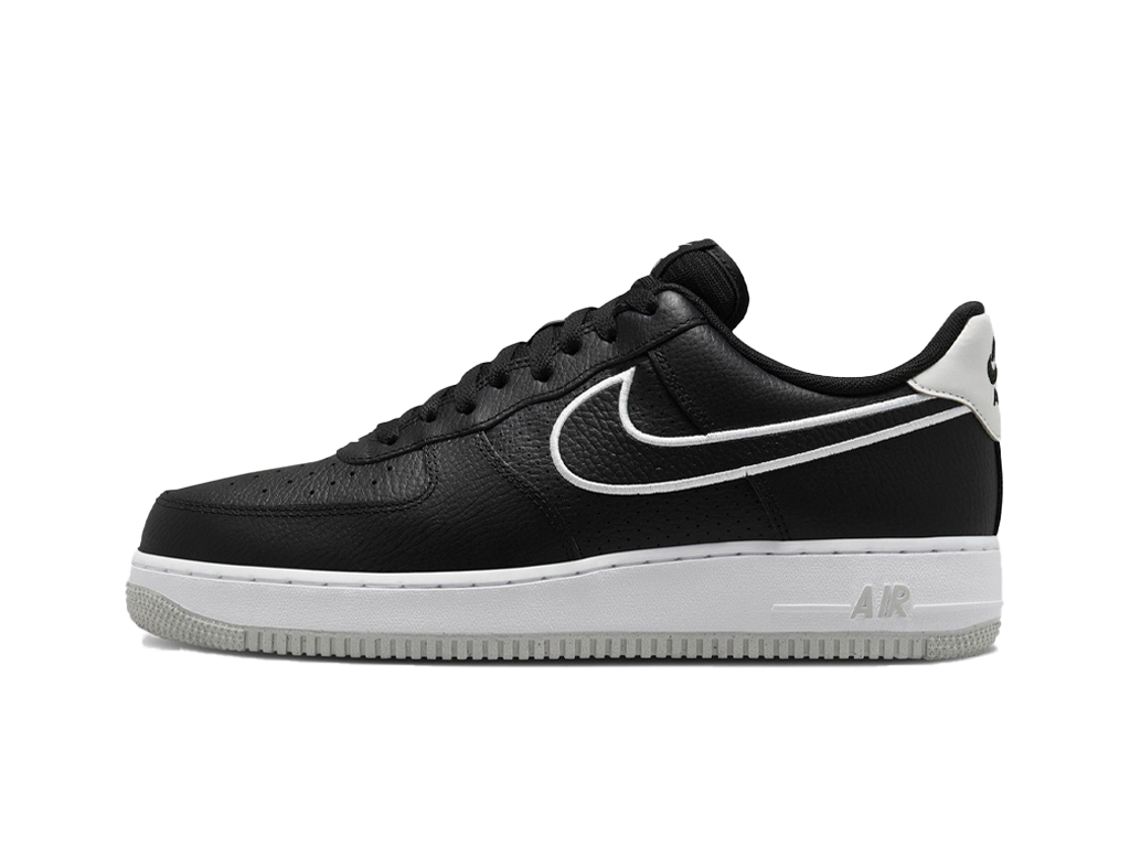 Nike Air Force 1 07 Embroidered Swoosh - Black-Nike-pikastore.cz