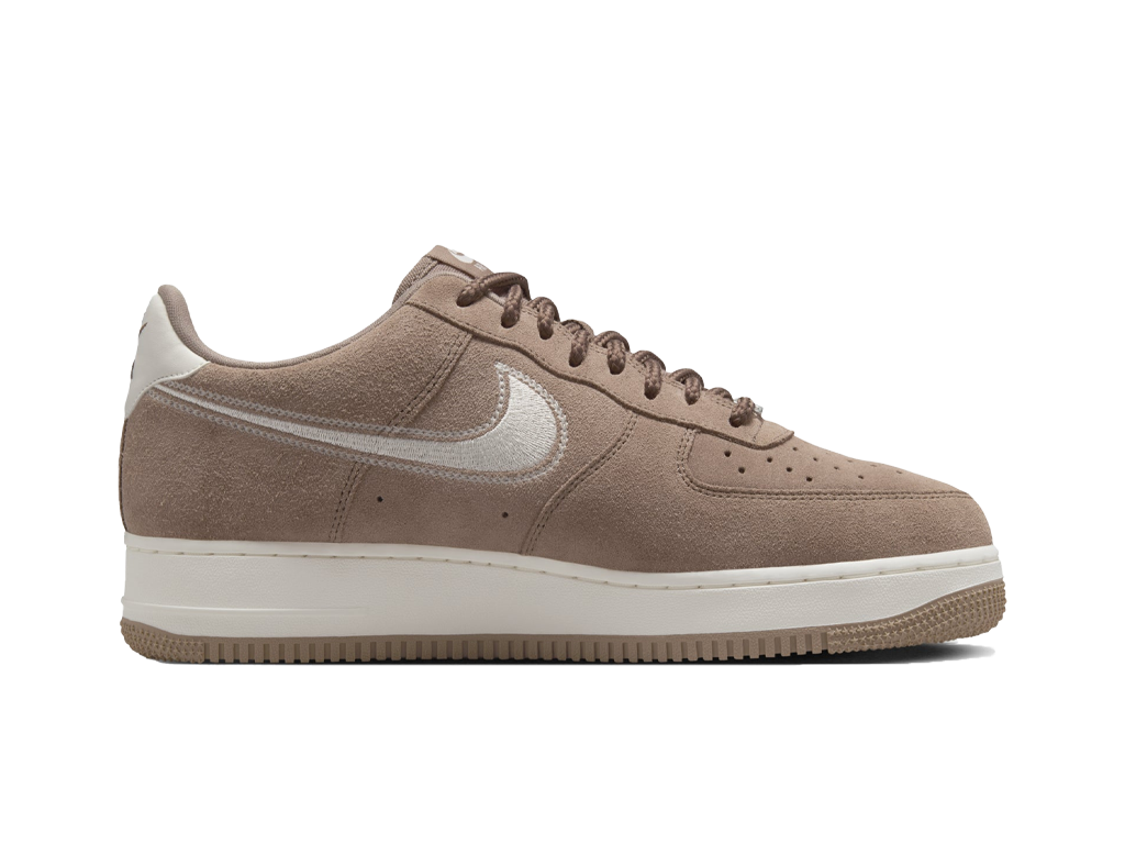 Nike Air Force 1 07 LV8 Embroidered Swoosh - Mink Brown – sportcipő – fotó 3/5