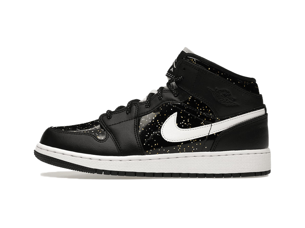 Nike Air Jordan 1 Mid Black Speckle (GS)-sneakers-Air Jordan-pikastore.cz