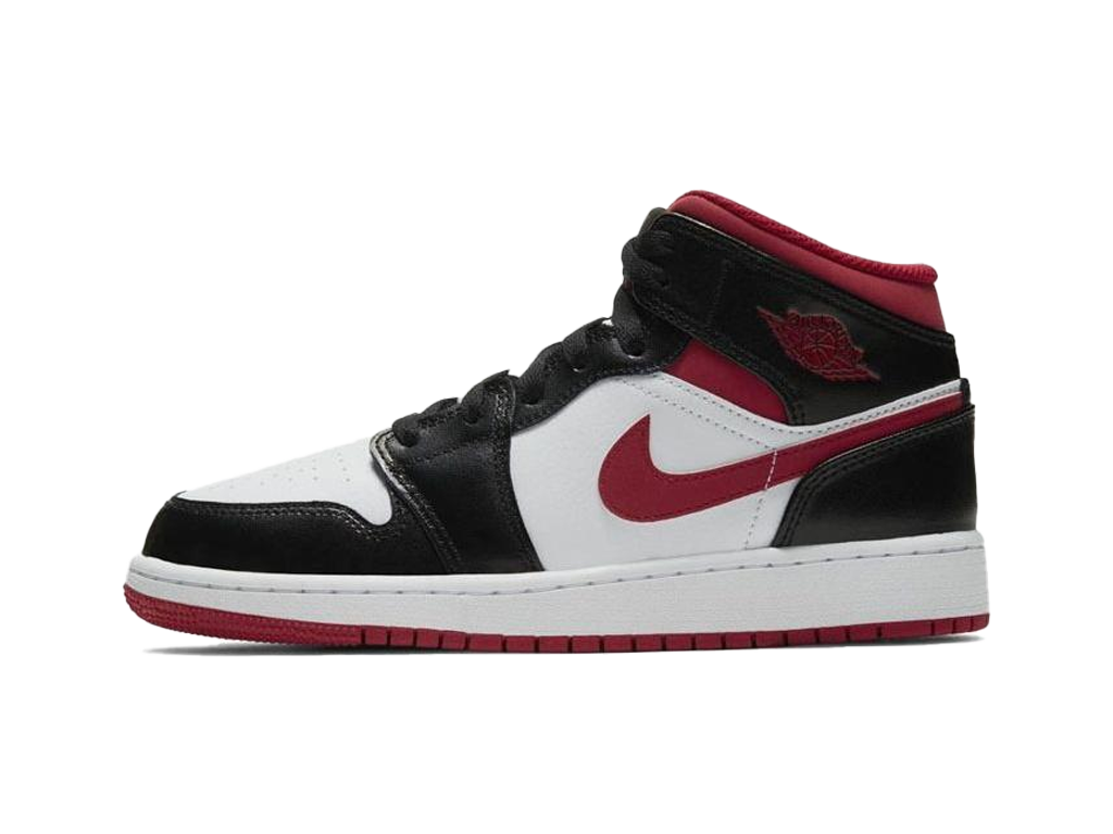 Nike Air Jordan 1 Mid GS Black Gym Red
