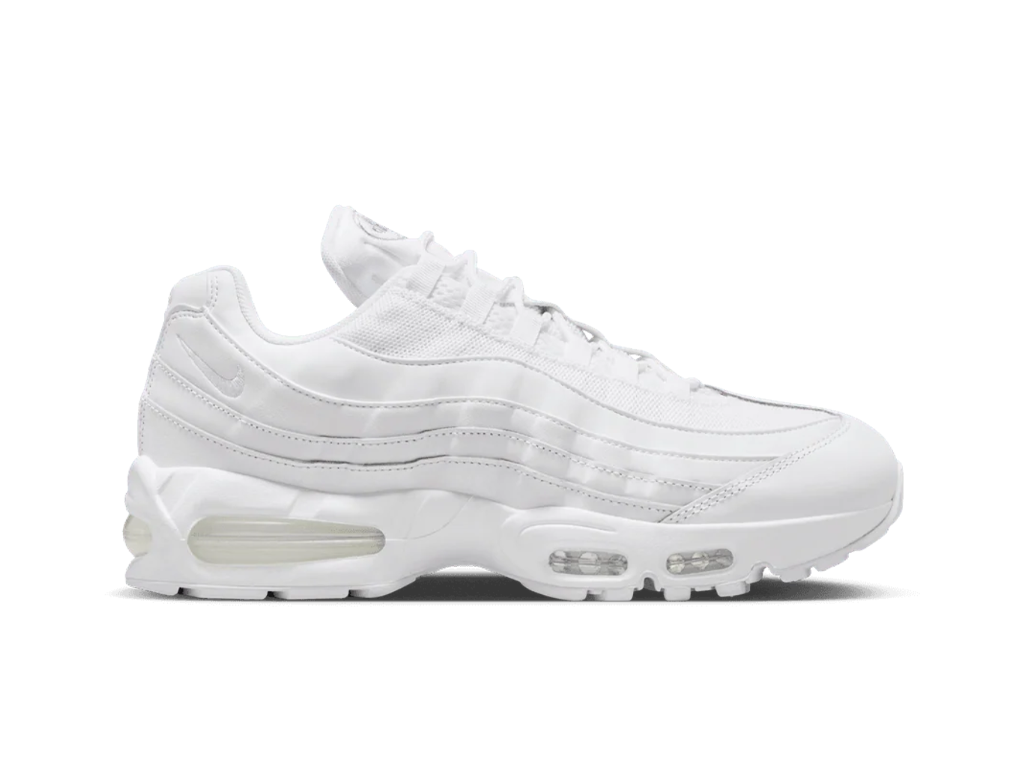 Nike Air Max 95 OG Big Bubble Triple White – кросівки – фото 3 з 5
