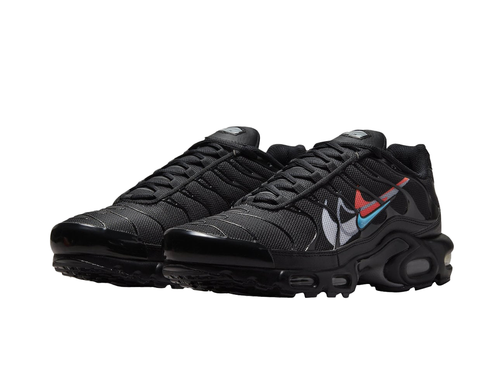 Nike Air Max Plus Multi Swoosh - Black Bright Crimson-Nike-pikastore.cz