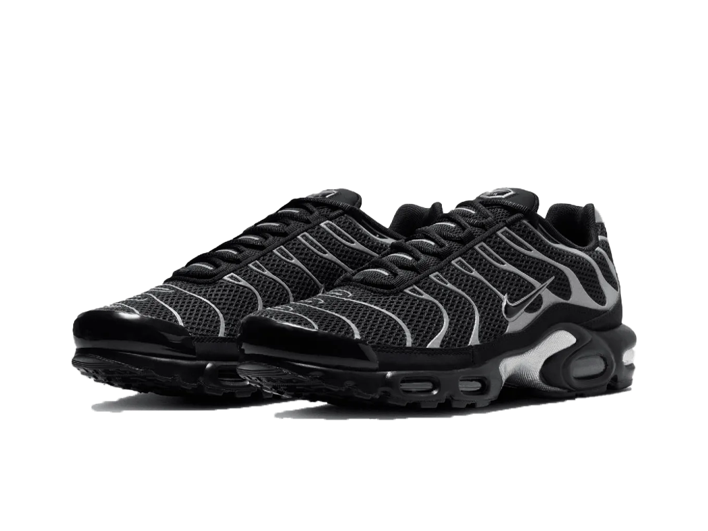 Nike Air Max Plus Premium Black Metallic Silver-Nike-pikastore.cz