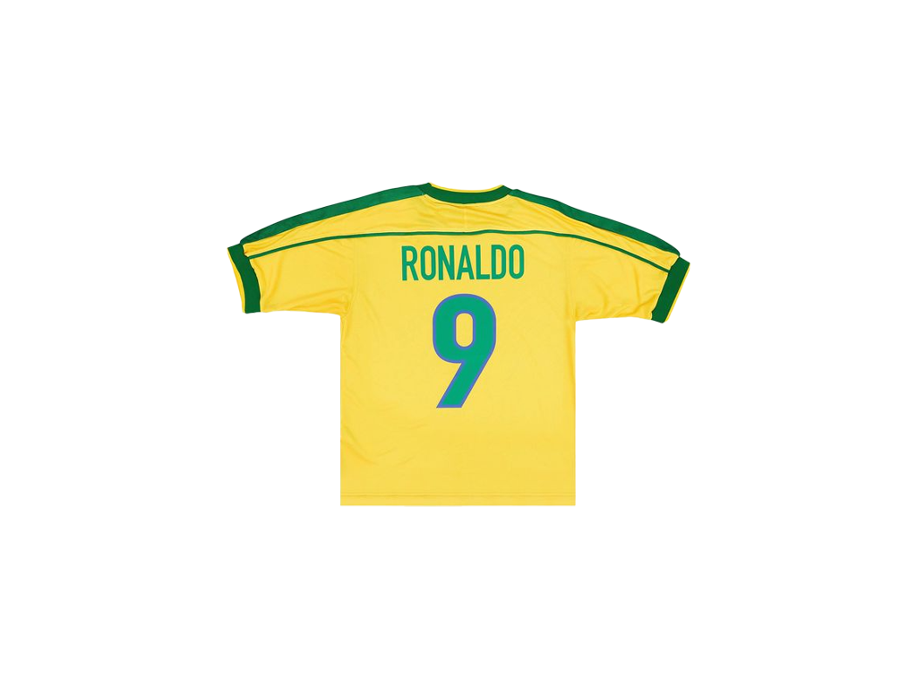 Nike Brazil 1998 Reissue Ronaldo Soccer Jersey Varsity Maize-Nike-pikastore.cz