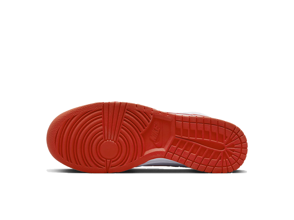 Nike Dunk High GS White Picante Red
