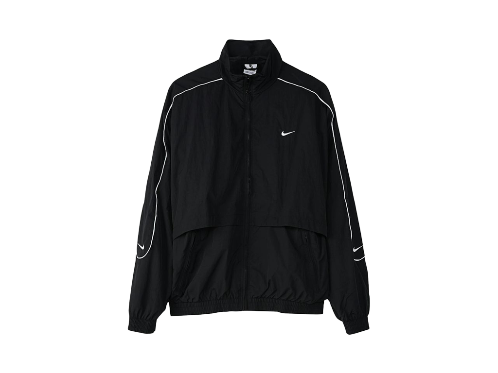 Nike Nikelab Solo Swoosh Woven Tracksuit Jacket and Joggers Set Black