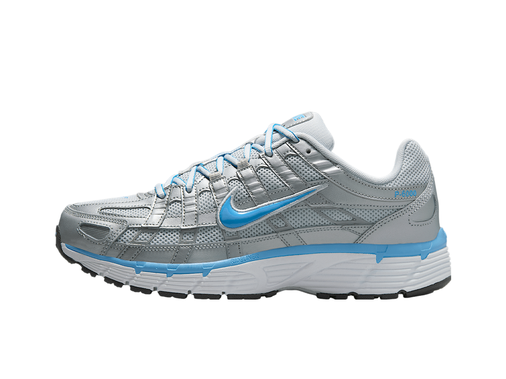 Nike P-6000 Metallic Platinum University Blue – tenisky, bílá