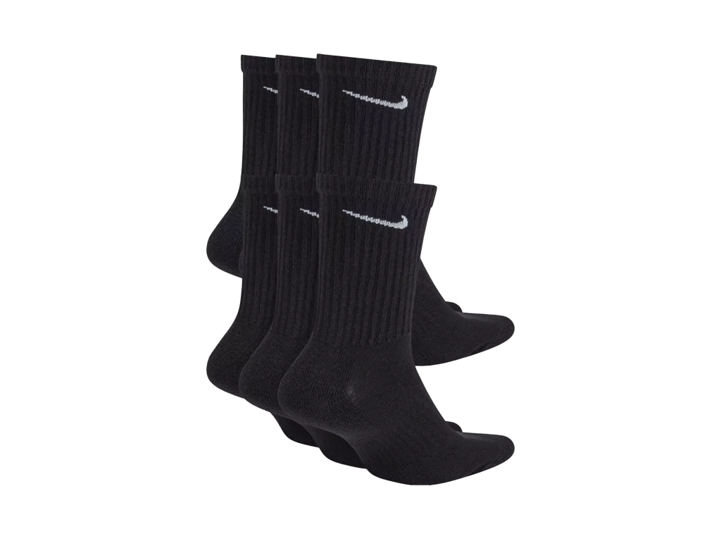 Nike Six Pack Black Socks-Apparel & Accessories-Pikastore-pikastore.cz