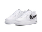 Nike Air Force 1 07 GS Cut Out Swoosh - White Black-Nike-pikastore.cz
