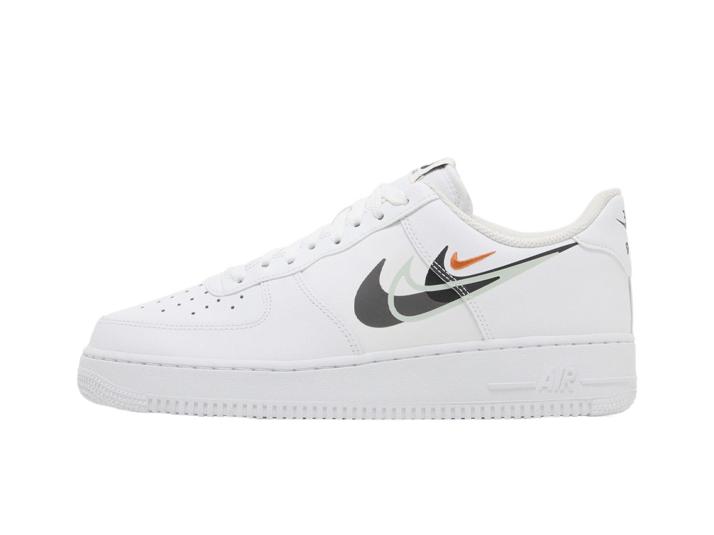 Nike Air Force 1 07 Multi Swoosh - White Black-Nike-pikastore.cz