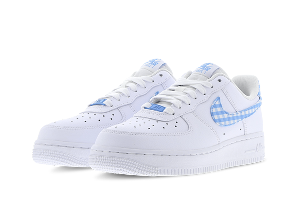 Nike Air Force 1 Low '07 Essential White University Blue Gingham-sneakers-Nike-pikastore.cz
