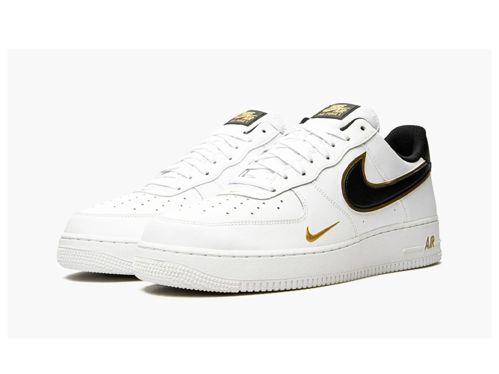 Nike Air Force 1 Low '07 LV8 Double Swoosh White Metallic Gold-sneakers-Nike-pikastore.cz