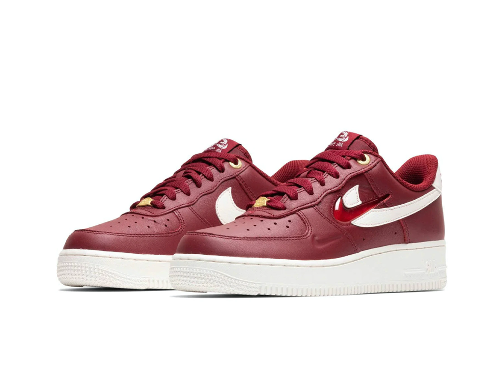 Nike Air Force 1 Low '07 Premium History Of Logos Team Red (Women's)-sneakers-Nike-pikastore.cz
