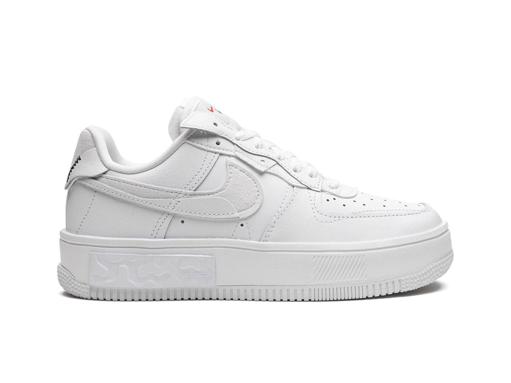 Nike Air Force 1 Low Fontanka Triple White Multi Color Swoosh (Women's)