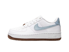Nike Air Force 1 Low LV8 Indigo Canvas Cork White (GS)