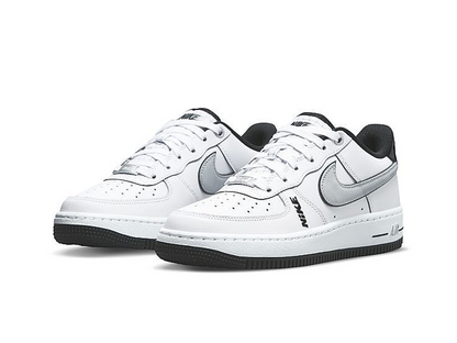 Nike Air Force 1 Low LV8 White Wolf Grey Black (GS)