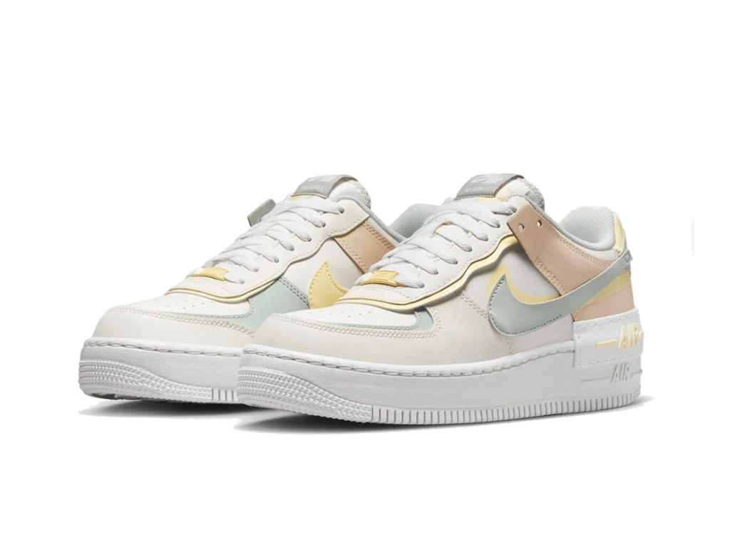 Nike Air Force 1 Low Shadow Sail Light Silver Citron Tint (Women's)-sneakers-Nike-pikastore.cz