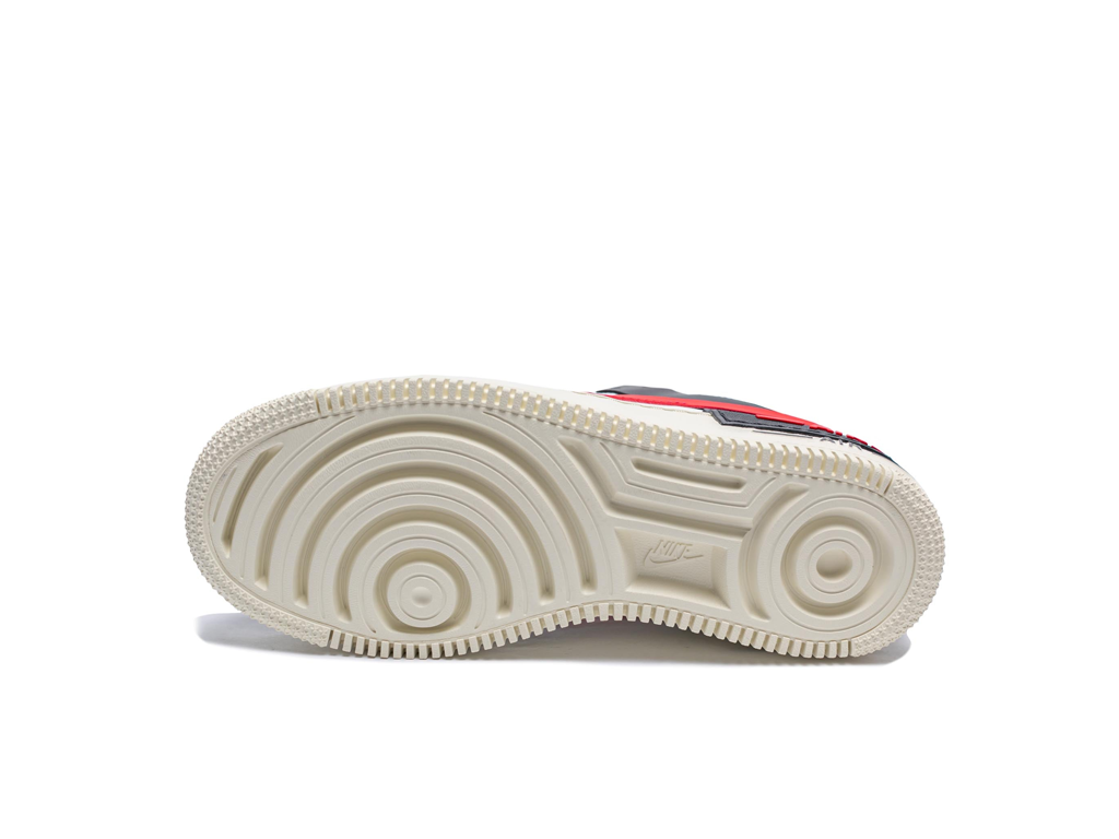 Nike Air Force 1 Low Shadow Summit White University Red Black (Women's)-sneakers-Nike-pikastore.cz